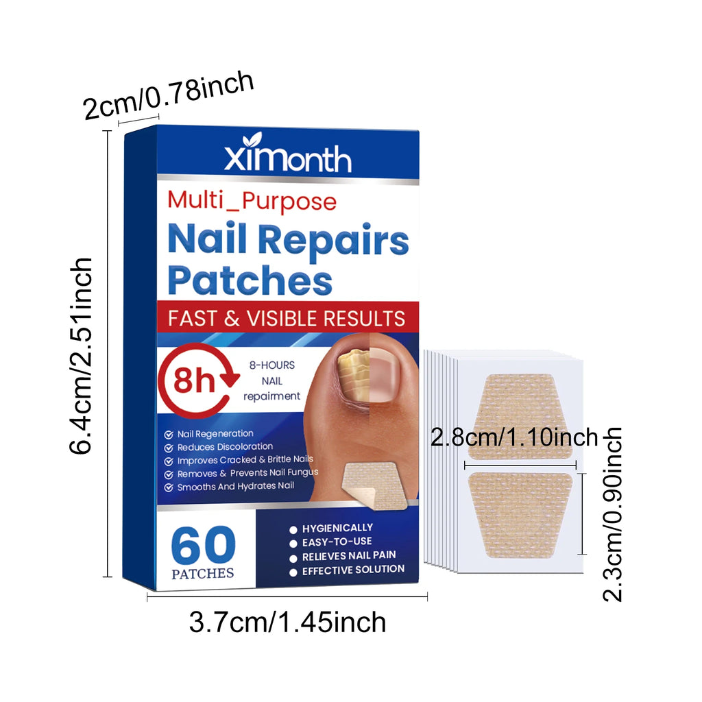 Nail Repair Patches Toenail Fungus Patch Sticky Toenail Care Nail Ingrown Correction Sticker Paronychia Nail Treatment Patch Oasis Select