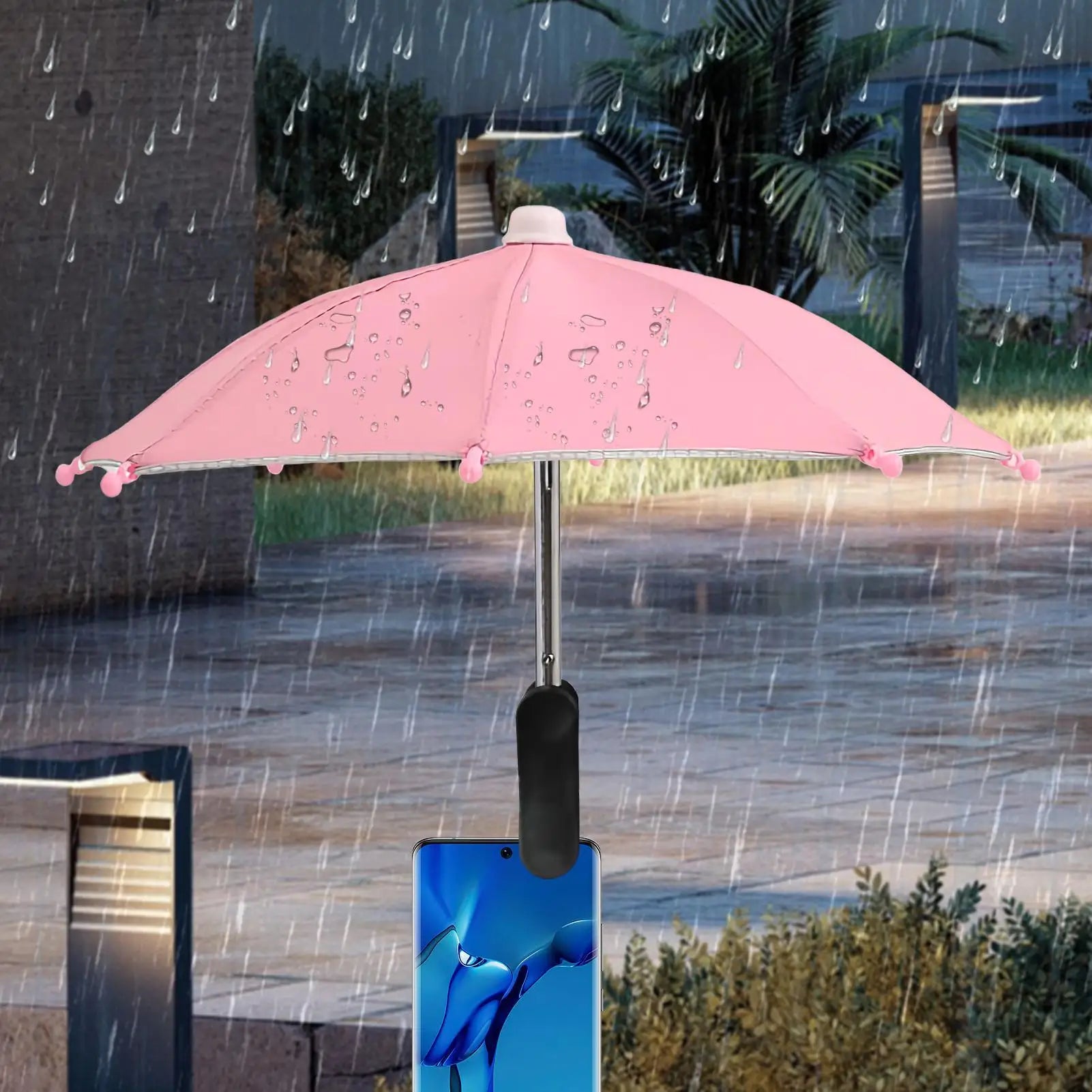 Mobile Phone Holder Sunscreen Umbrella Clip Anti-reflective Phone Sunshade Anti-Glare Sunshade Protect Your Phone For Travel Oasis Select