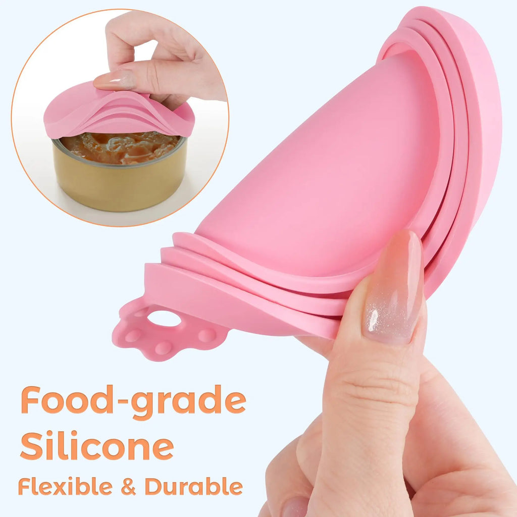 Silicone Food Preservation Lid Pet Food Lid Cat And Dog Food Sealing Lid Three-In-One Container Lid To Prevent Food Spoilage. Oasis Select