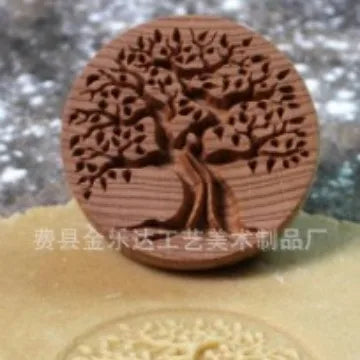 Carving Wood Kitchen Biscuit Mold Carving Cookie Mold Cutter Gingerbread Biscuit Crisp Cake Mold Cookie Stamp Oasis Select Tree of Life