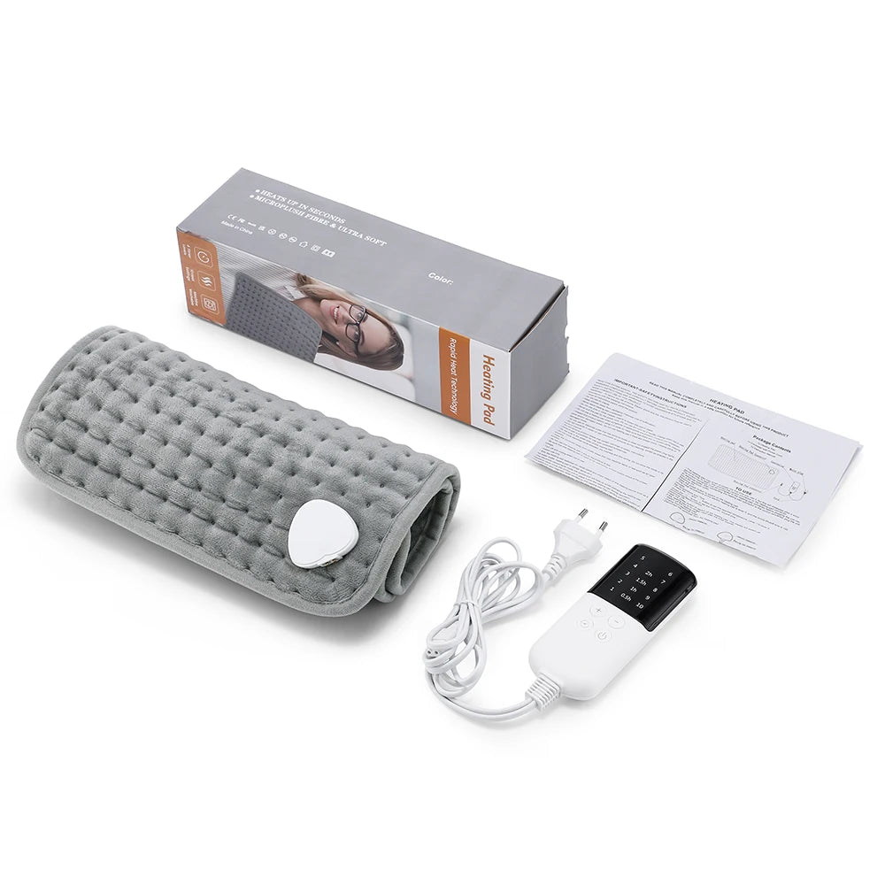 Electric Heating Pad | 10 Levels, Timer, Machine Washable