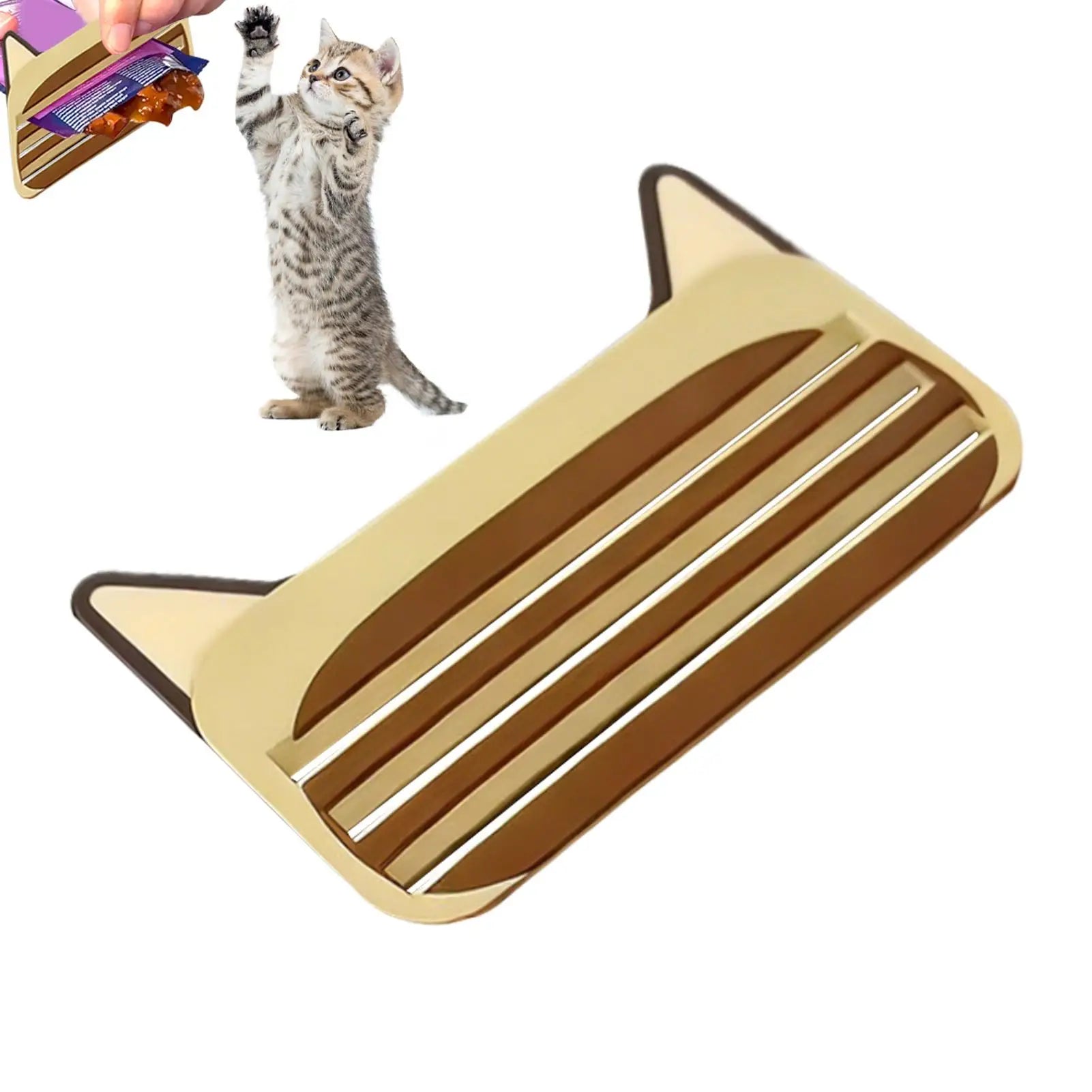 Cat Food Pouch Squeezer tools Cat Food Bag Squeezer Dispenser Cats Liquid Wet Treat Dispenser Cat Design Squeezing Tool Oasis Select