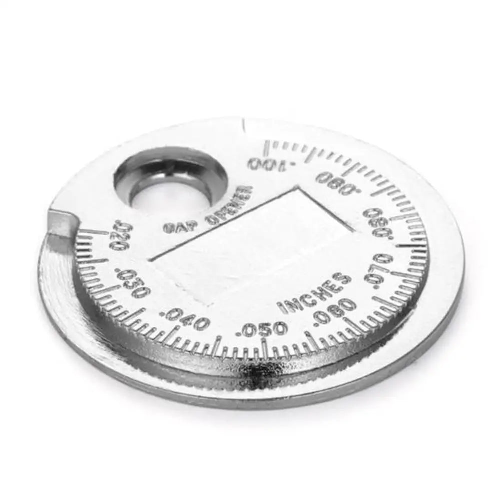 Spark Plug Gap Tool 0.6–2.4mm Coin Feeler Gauge – Car & Moto