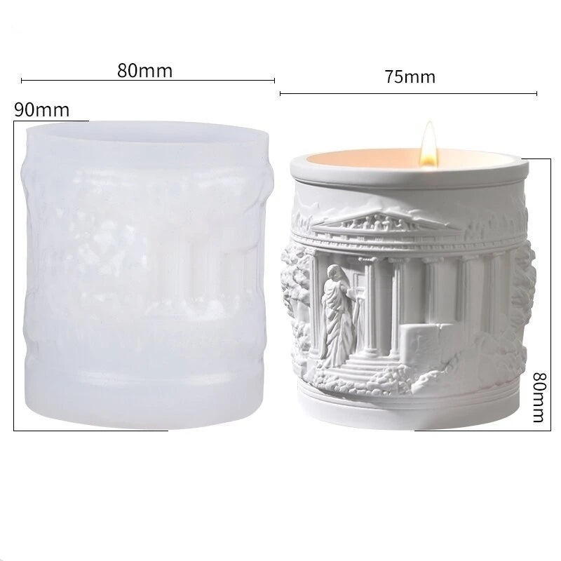Renaissance Silicone Mold – Candle, Resin & Plaster DIY Craft