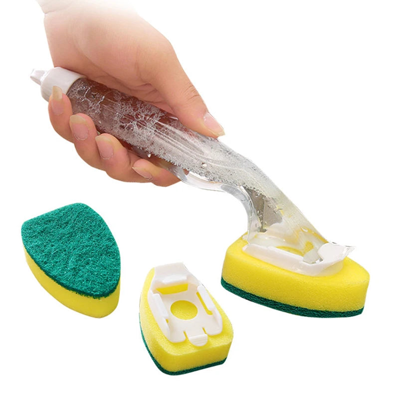 Dish Wand Soap Brush & Sponge Refills | Kitchen Scrubber Set