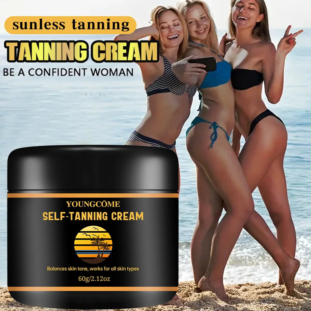 YOUNGCOME Self-Tanning Cream – Hyaluronic Acid & Vitamin E