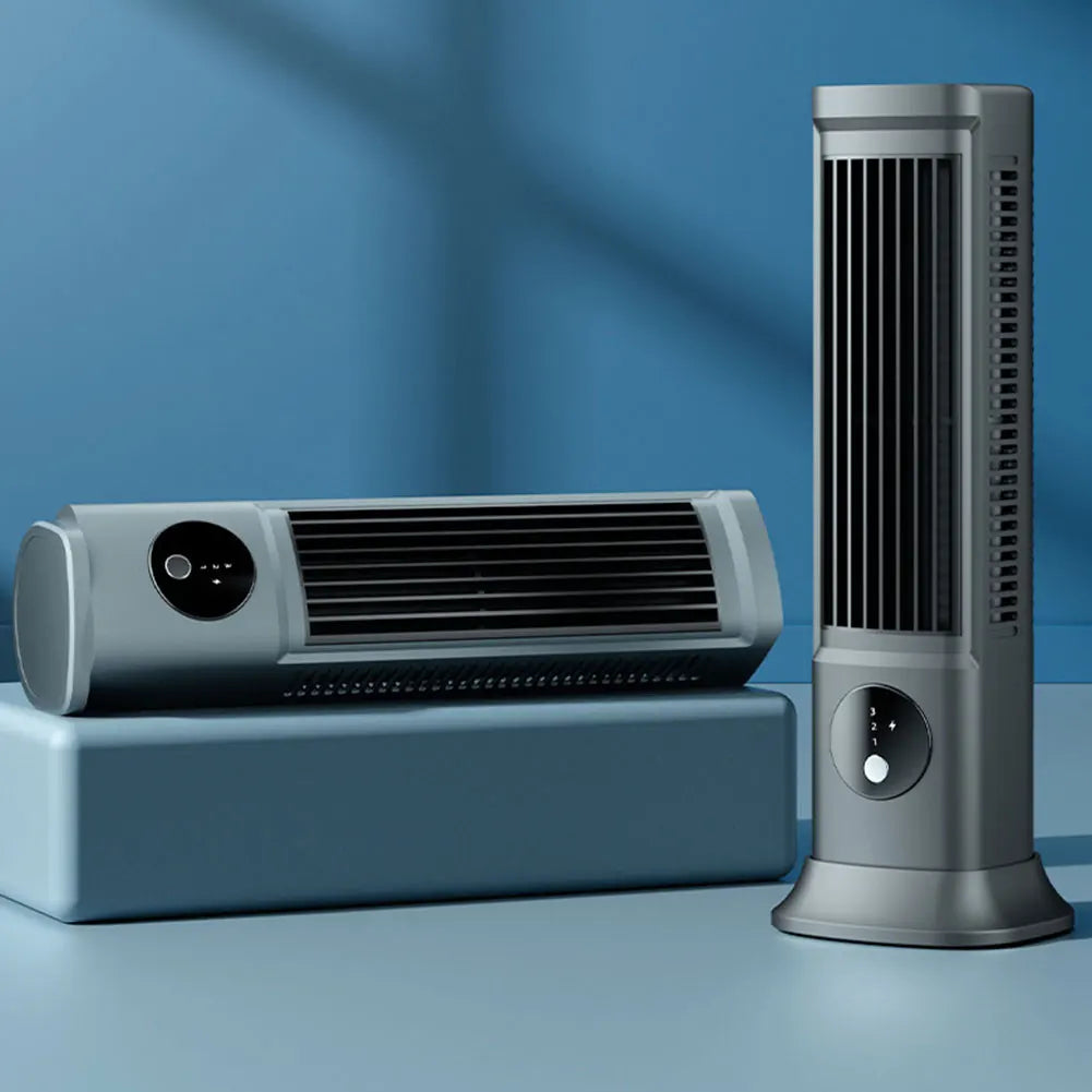 USB Rechargeable Desk Fan – 3 Speed Quiet Portable Tower Fan Portable Desk Fan Oasis Select