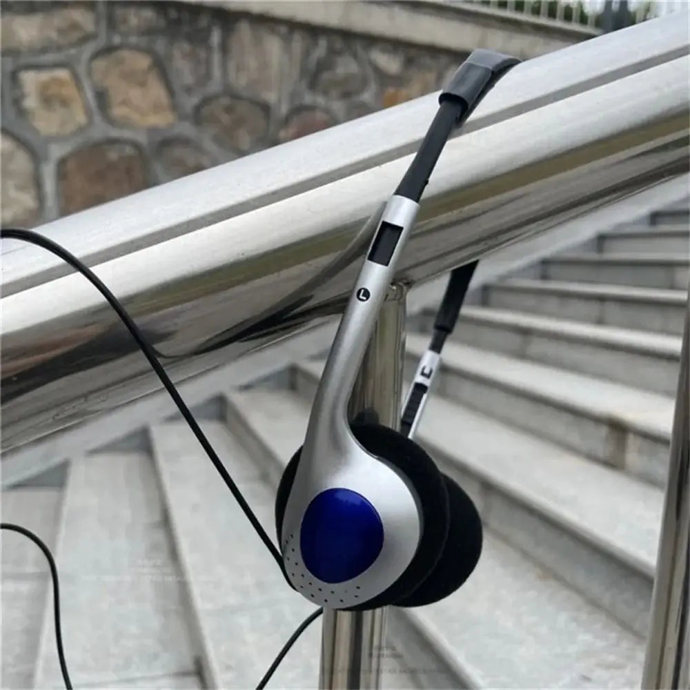 Y2K Personality Headphones Retro Millennium Wind Headset Blue Black Fashion Headset Over Ear Earbud 3.5mm Oasis Select