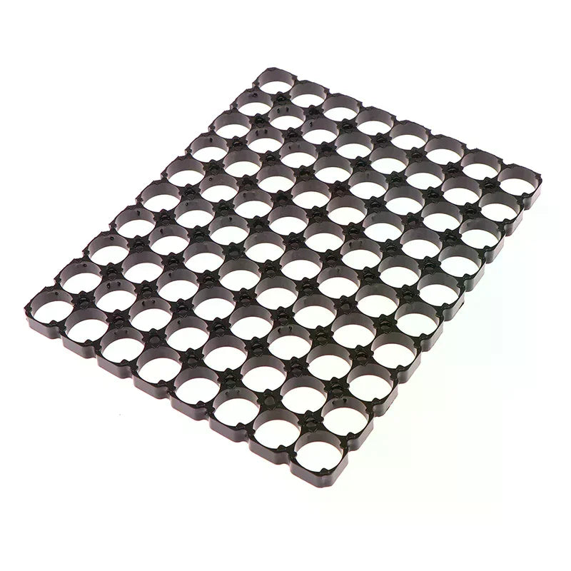 18650 8*10 Lithium Cell Battery Holder Case Holder Batteries Holder Bracket DIY Anti Vibration Plastic Cylindrical Battery Pack Oasis Select