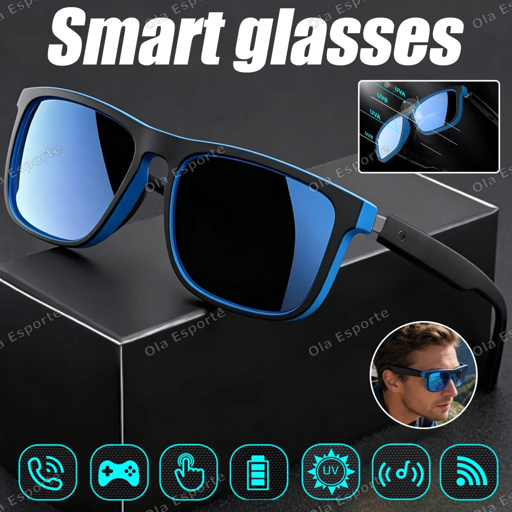 AI Smart Glasses – Bluetooth Touch Control Camera & Voice Assistant