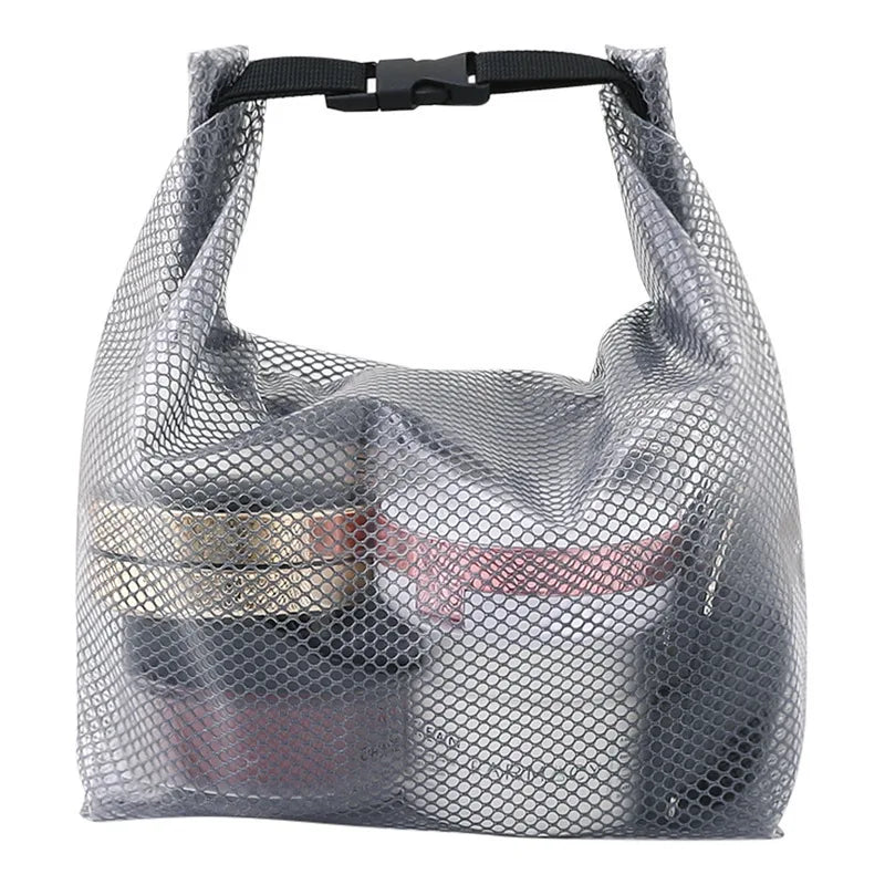 Large Capacity Waterproof Storage Bag for Fitness Clothing Swimming and Toiletries Stylish Drawstring Pouch for Men and Women Oasis Select