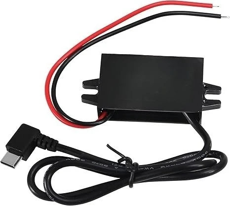DC To DC 12V To 5V 3A 15W Buck Converter Module Waterproof Regulator With USB Charging For Car LED Display GPS Navigation Taxi Oasis Select Right Angle Type-C 12V24V 5V 3A