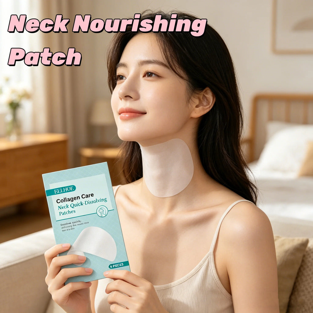 EELHOE Collagen Neck Patches Anti Wrinkle Firming Lifting Neck Mask Moisturizing Brighten Skin Reduce Fine Lines Aging Neck Care Oasis Select