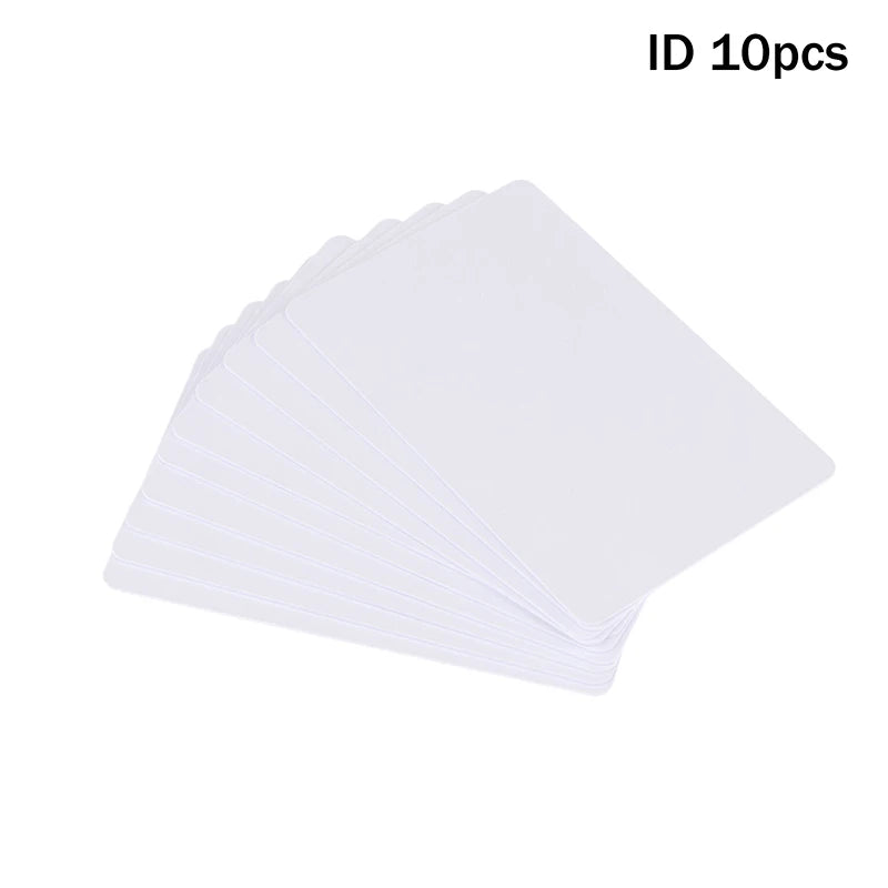 10-Pack Rewritable 125KHz RFID Blank Cards T5577 EM4305 PVC