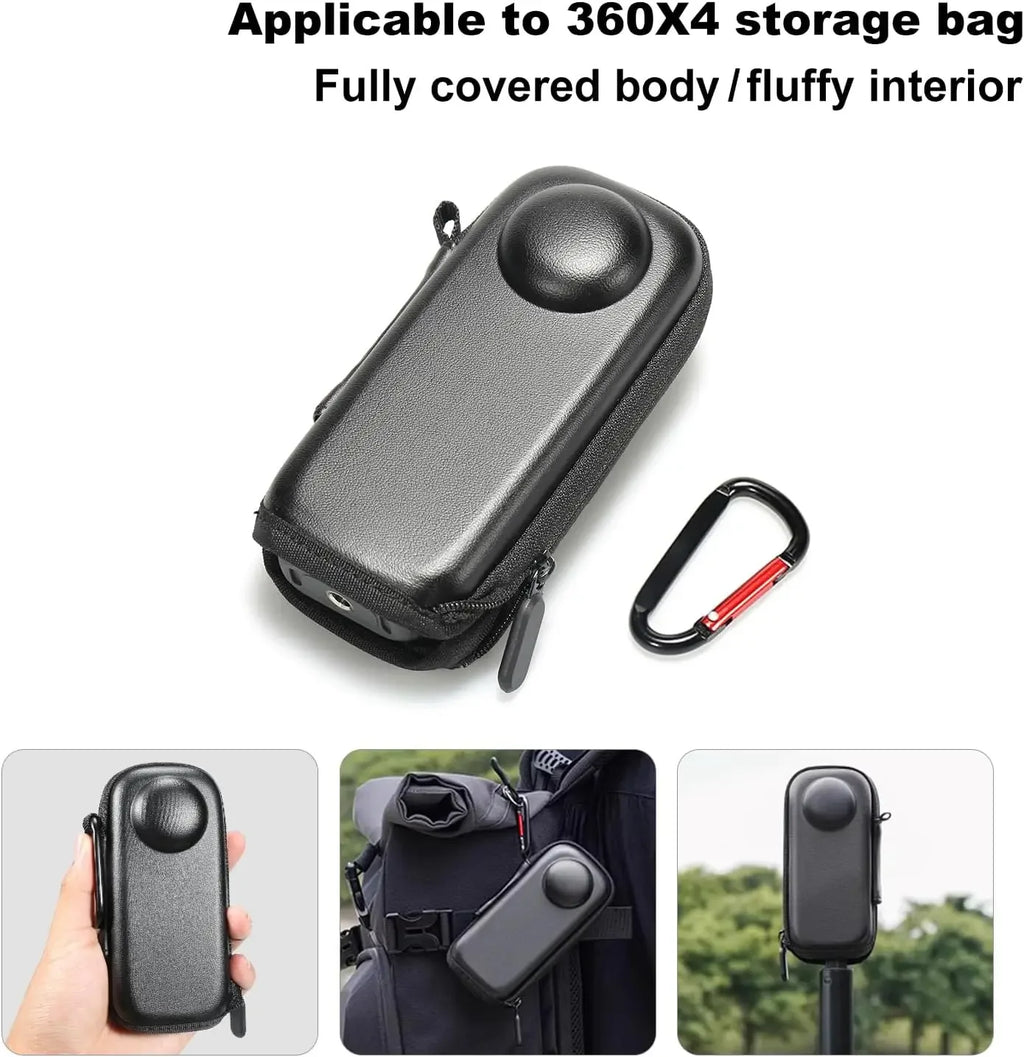 Insta360 X4 Accessories Kit – Lens Guards, Case & Screen Protector