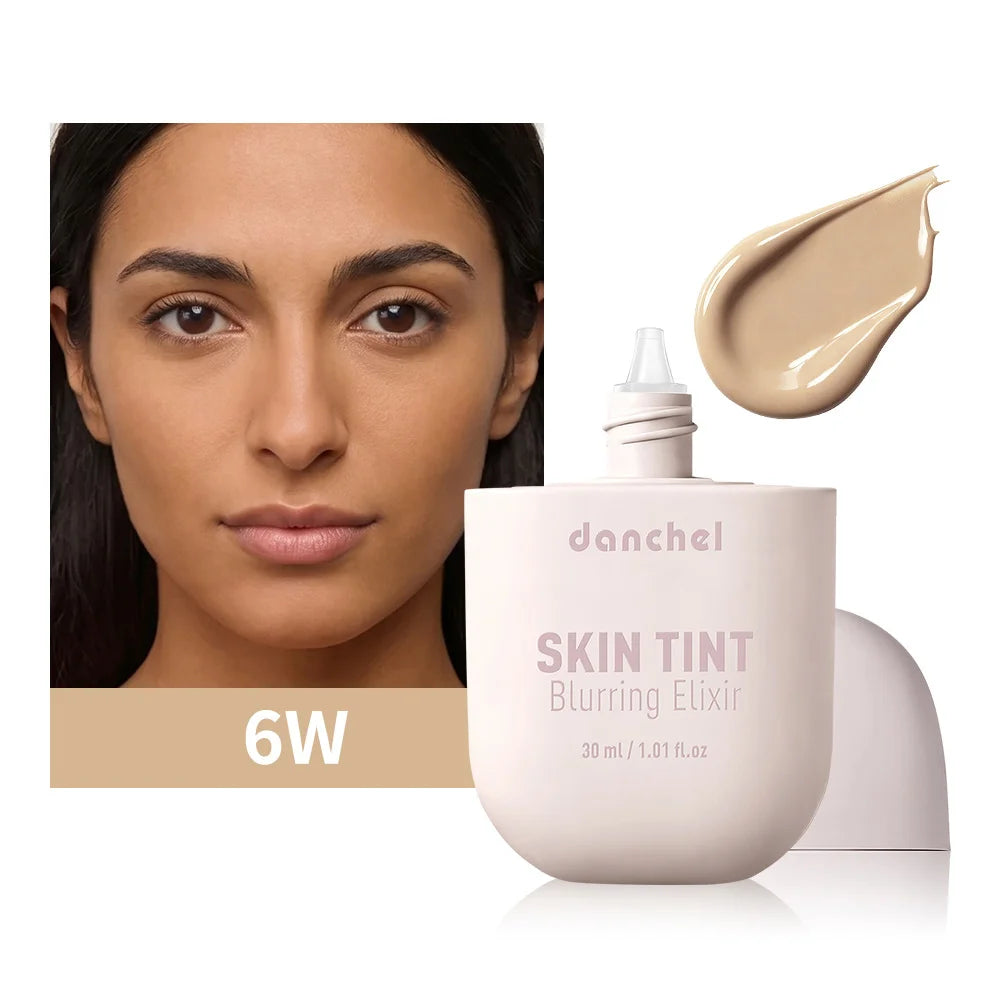 Skin Tint Blurring Elixir Foundation 24 Colors Concealer Blur Pores Fine Lines Long Lasting Hydrating Makeup For All Skin Tone Oasis Select 13 6W