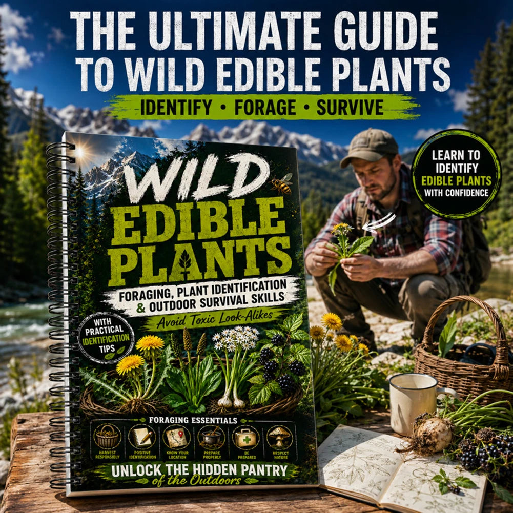 Foraging Plant Identification Guide – Wild Food & Mushroom Book