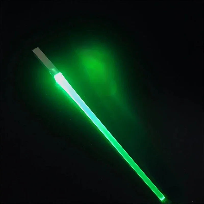 Chop Sabers Lights Up Lightsaber Chopsticks Luminous Chopsticks Night Tableware Multi-Color Chopsticks Oasis Select 1pcs green