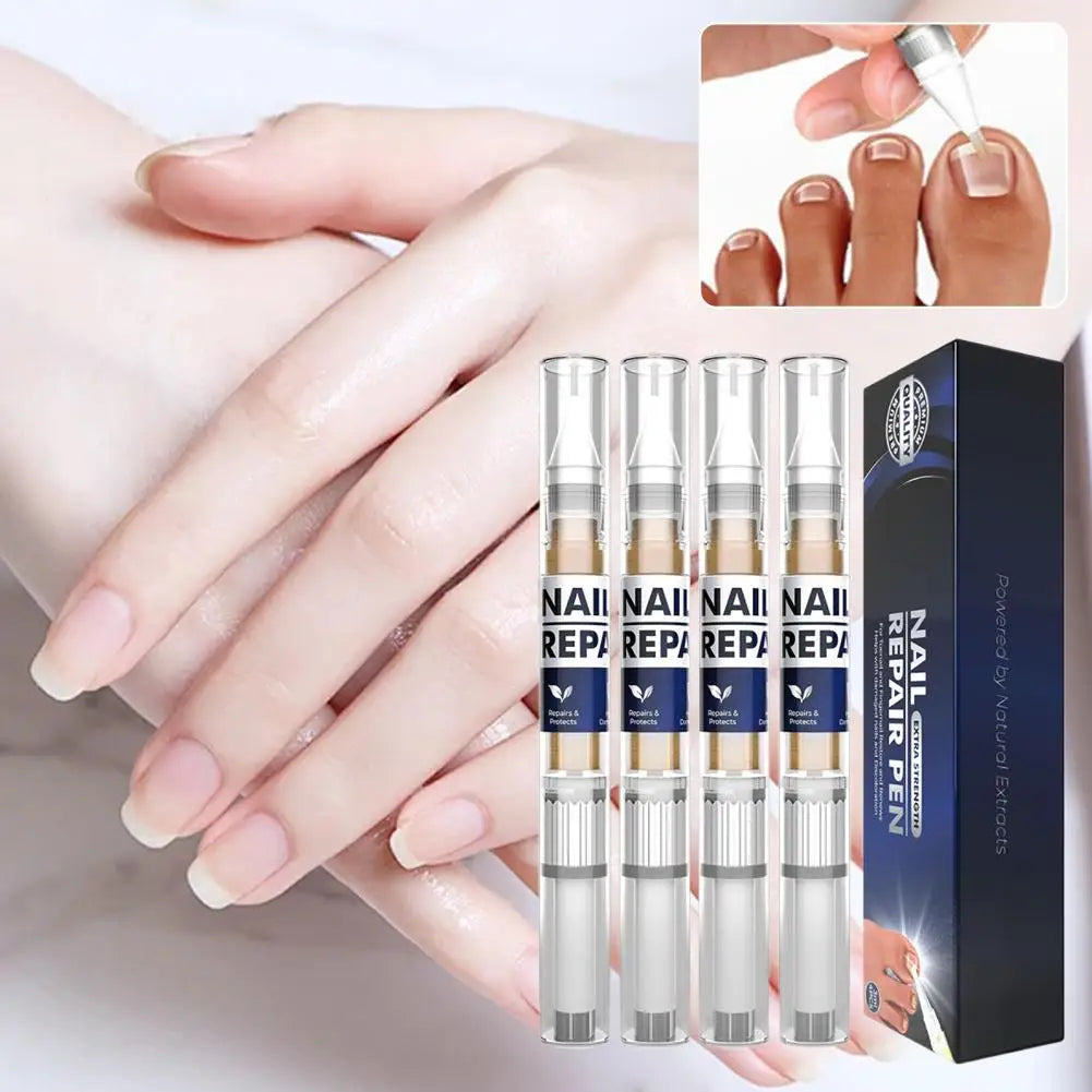 Nail Repair Essence Pen Set 4 Pcs – Undecylenic Acid Formula Nail Repair Pen Oasis Select