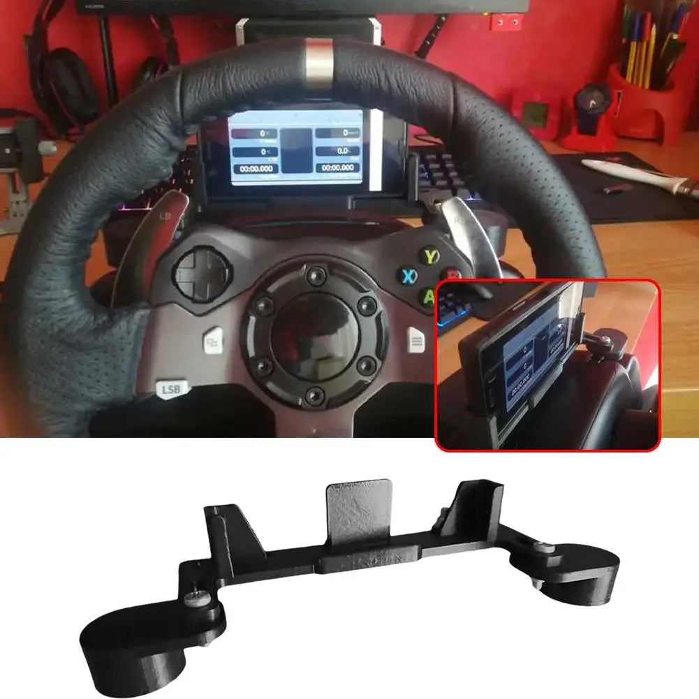 3D Printed Phone Mount for Logitech G29 & G920 Sim Racing Steering Wheel Phone Mount Oasis Select