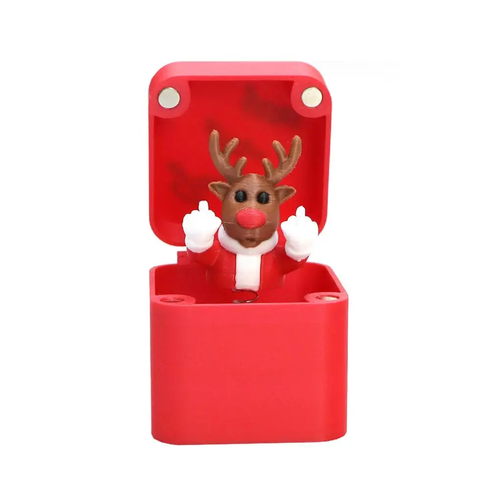Christmas Middle Finger In A Box Prank Figure Home Party New Year Bouncing Character Statue Decoration Prop Special Special Gift Oasis Select 03