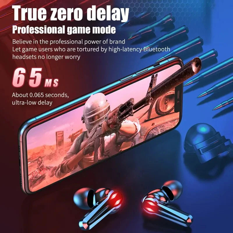 TWS Bluetooth Headphones Wireless Earphones Smart Touch Headset Waterproof Noise Canceling Headphones Game Headset Oasis Select