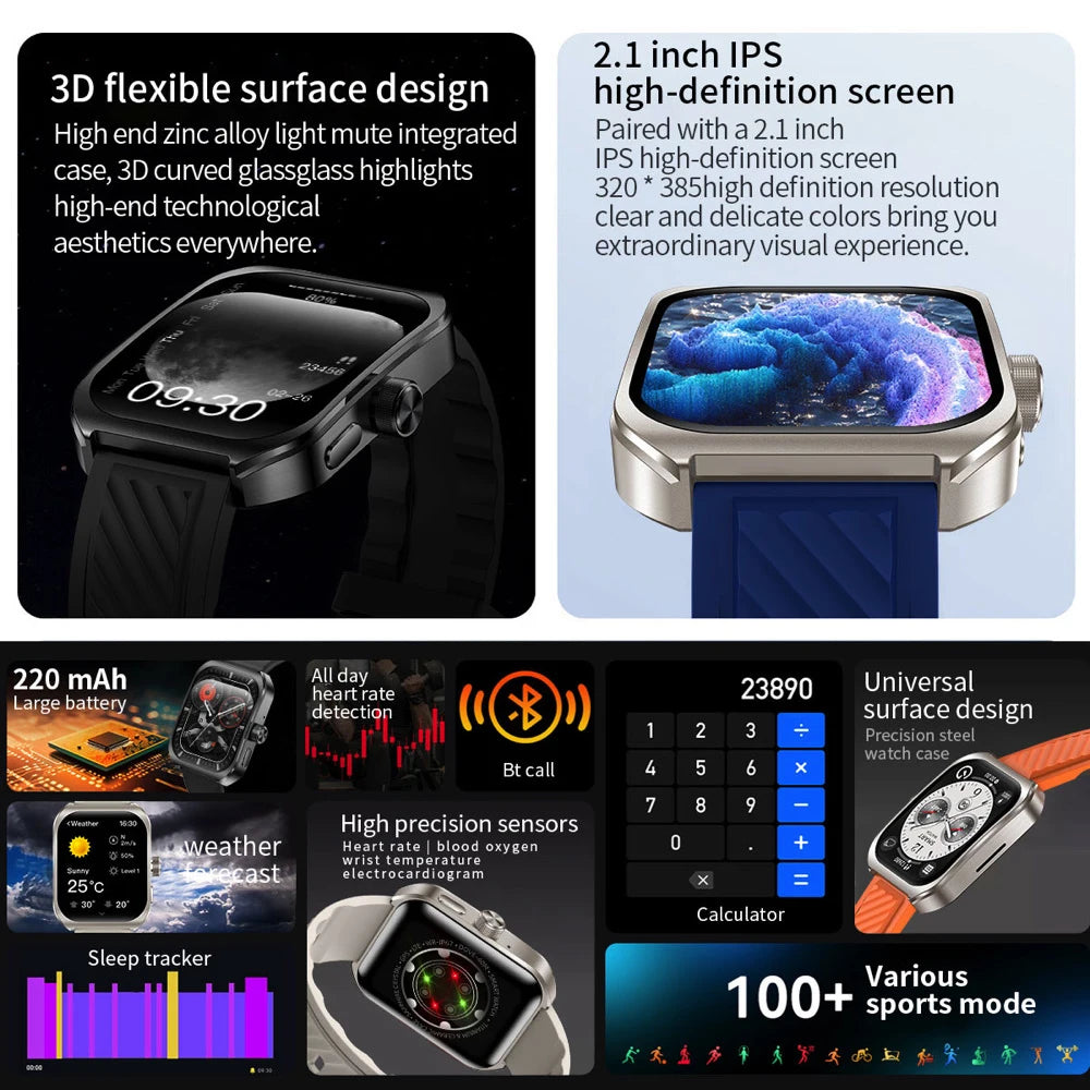 Outdoors Smart Watches MenWaterproof GPS Track NFC Gesture Control Blue Tooth Call Smartwatch Sports Fitness Compass Heart Rate Oasis Select