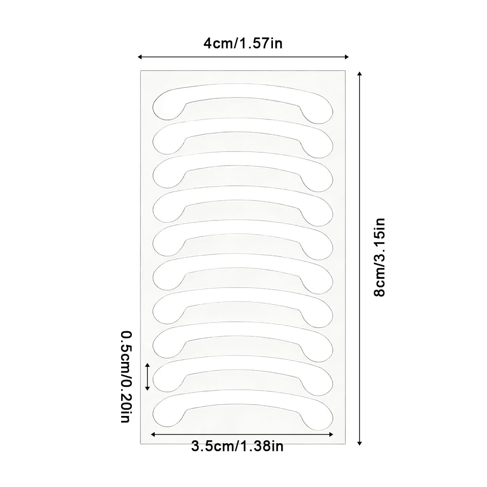 Invisible Transparent PE/PU Breath Nasal Strips Shrinking Nose Wing Patch For Cosplay Special Nose Shrink Oasis Select