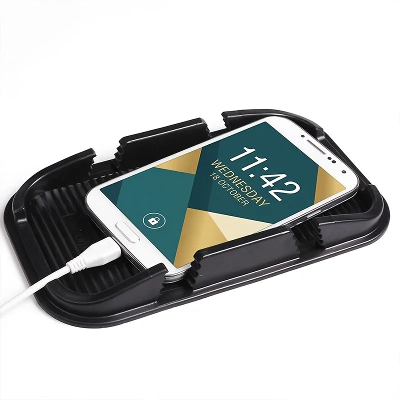 Compact Anti Slip Silicone Pad for Car, Multifunctional Car Dashboard Pad, Portable Car Dashboard, with Phone Holder Oasis Select