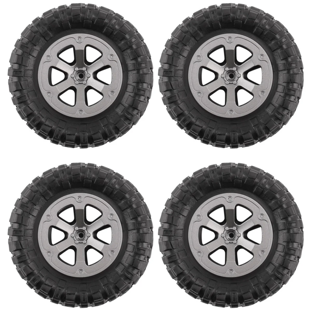 4Pcs 73mm Tire Tyre Wheel for C14 C24 B24 B36 MN D90 MN-90 MN99S FY003 FY004 RC Car Upgrade Parts Accessories Oasis Select