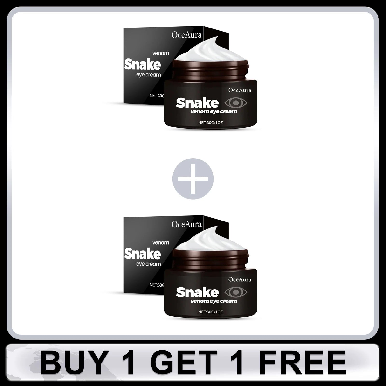 OceAura Snake Venom Eye Cream – Firm, Lift & Brighten 30g