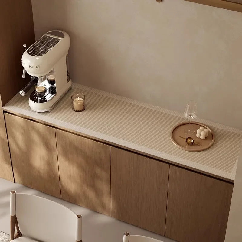 Light Luxury Side Cabinet Table Mat Oil-proof Waterproof Washless TV Cabinet Shoe Cabinet Countertop Protective Mat Cover Oasis Select