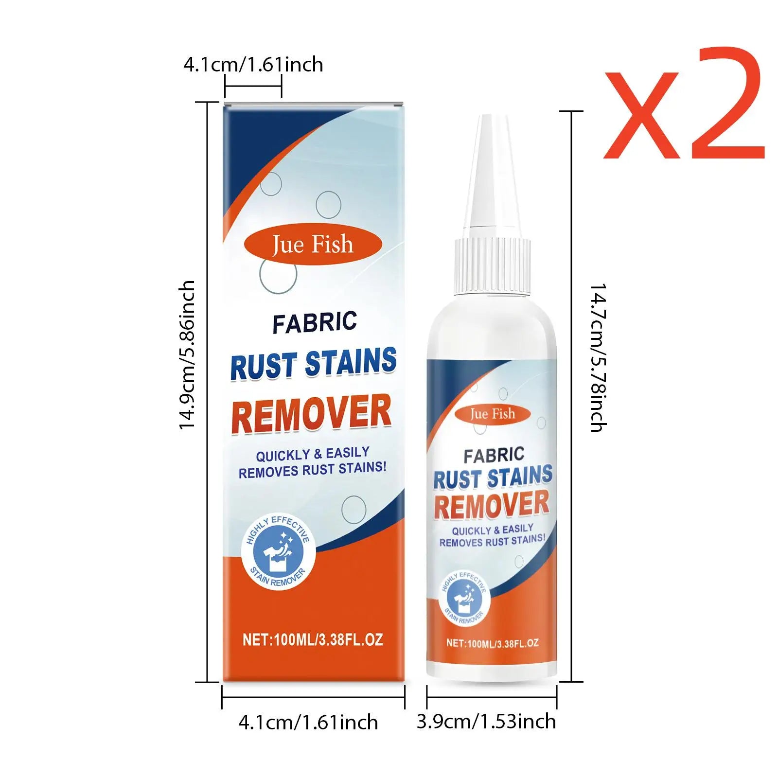 Fabric Rust Remover Cleaning Stubborn Stain Dirt Rust Spot Non Irritating Safe Long Lasting Fragrance Cloth Fabric Rust Remover Oasis Select 200ml boxed