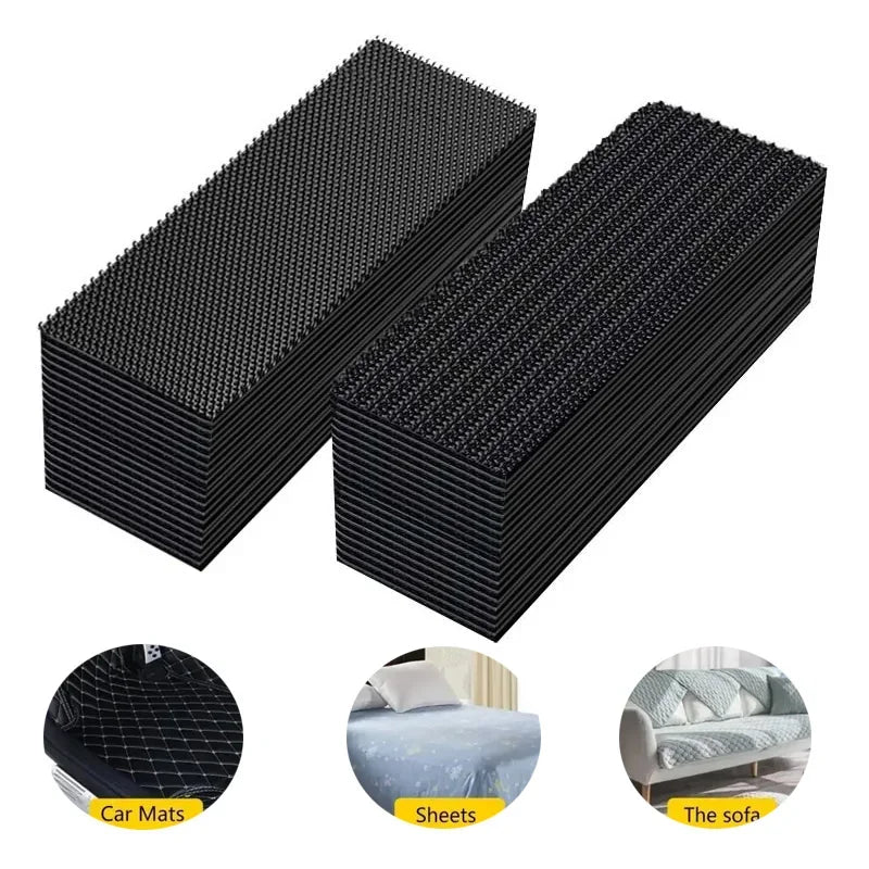 Foot Mats Fixed Sticker Magic Sticker Car Adhesive Backing Strong High Viscosity Non-marking of Holes and Screws Adhesive Oasis Select 20pcs -10 set Rectangle- 16x70mm
