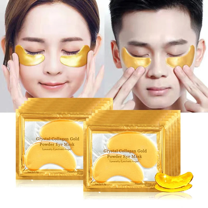 Gold Collagen Eye Masks 50 Pairs – Anti-Aging, Dark Circles Collagen Eye Mask Oasis Select