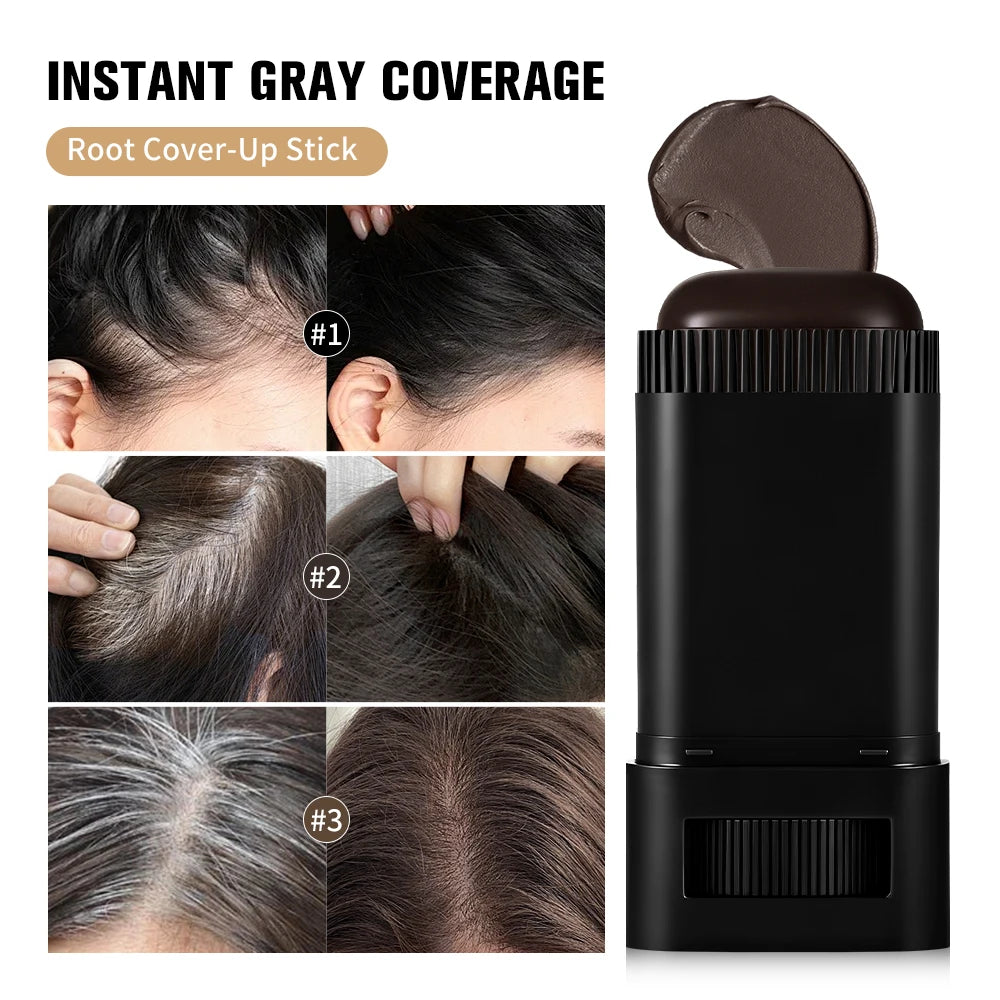 3 in 1 Hair Dye Stick with Comb Teeth - Waterproof, Sweat-Resistant Temporary Hair Color Corrector, Quickly Covers Gray Hair Oasis Select