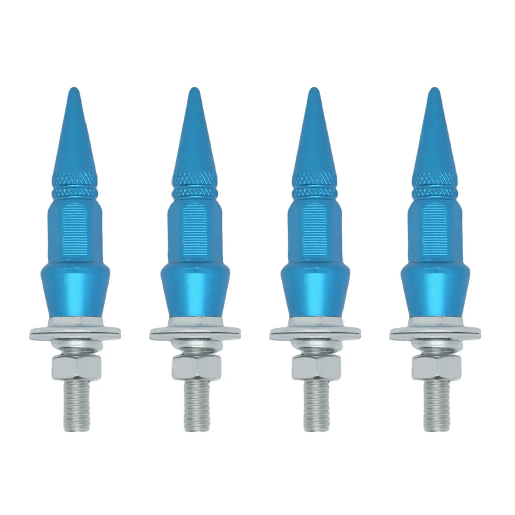 Car license plate universal, motorcycle universal, frame screw modified M6 for license plate holder screw aperture pointed hat Oasis Select 4pcs 9