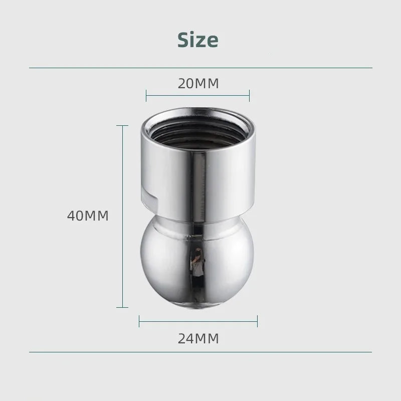 1PC Shower Head Top Spray Connect Joint Copper Universal Rotation Ball Joint with washer for Bath Shower Replacement Accessories Oasis Select