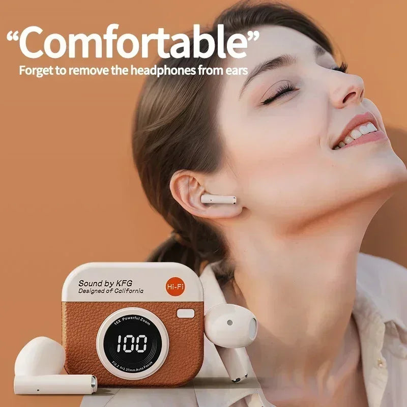 New TWS Bluetooth 5.3 Wireless Headphones Power LED Digital Display Endurance HiFi Gaming Headsets Waterproof Sports Earbuds Oasis Select