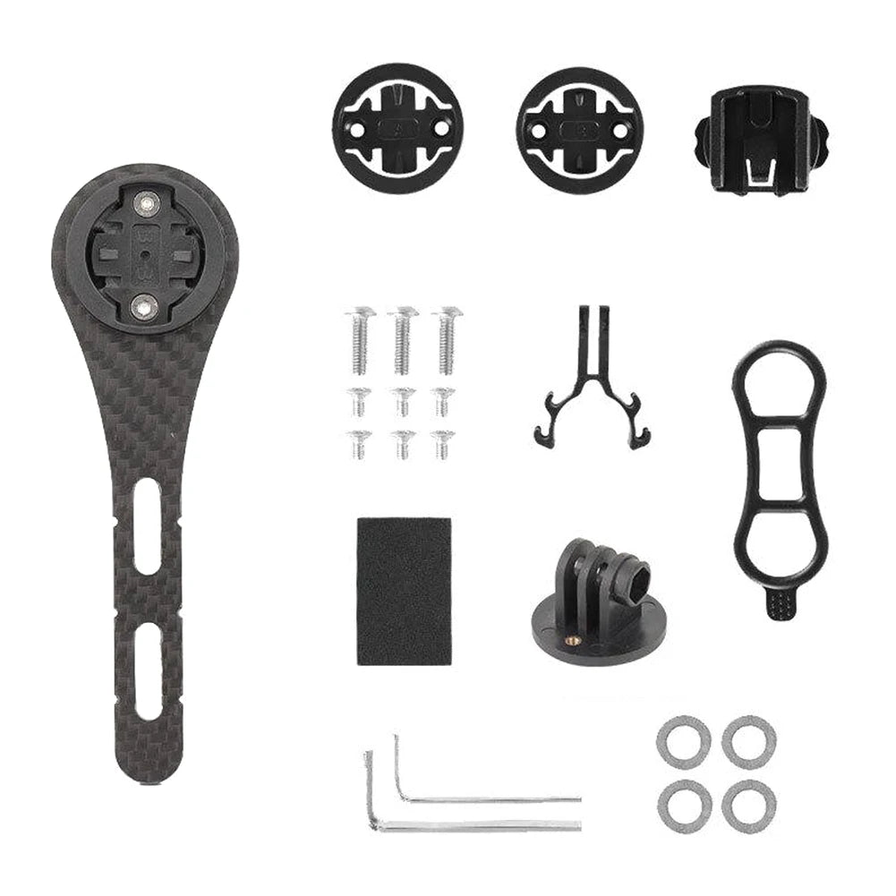 Carbon Fiber Bike Computer Mount for Garmin, Wahoo & Bryton Bike Computer Mount Oasis Select Short 13cm Australia