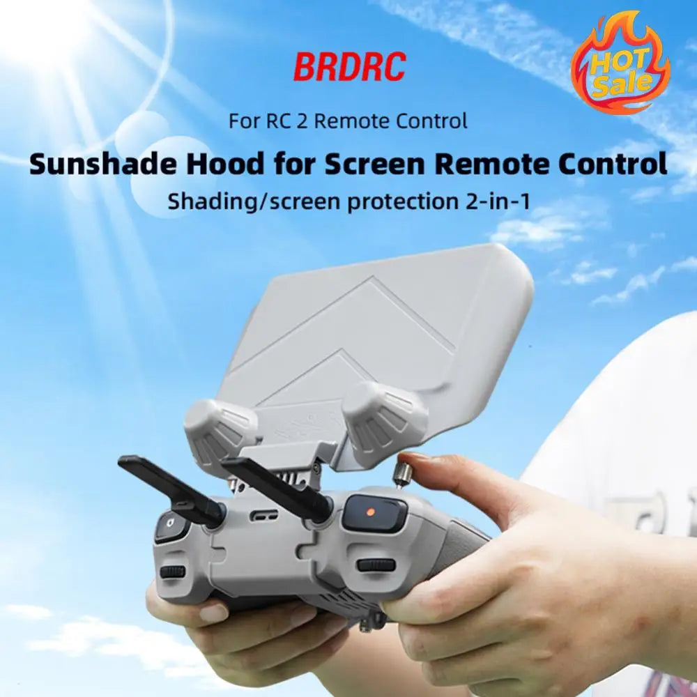 Foldable Sunhood RC Sunshade Screen Protection Sunshade Cover Lightweight for DJI RC 2 Remote Control with Screen Oasis Select