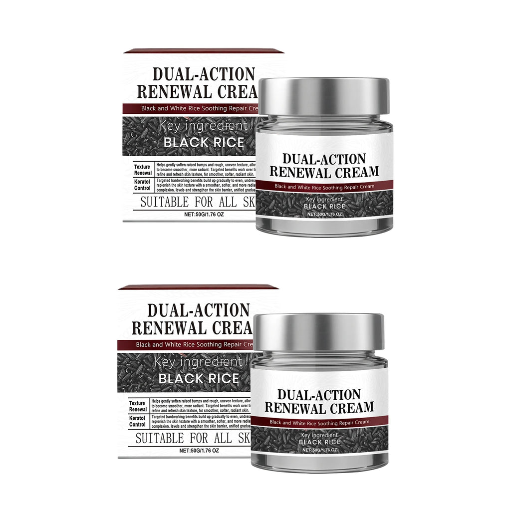 Black Rice Scrub Gel Gentle Exfoliating Brightening Body Moisturizing Cream Relieve Skin Discomfort Dry Skin Repairing Damaged Oasis Select 2pcs X 50g