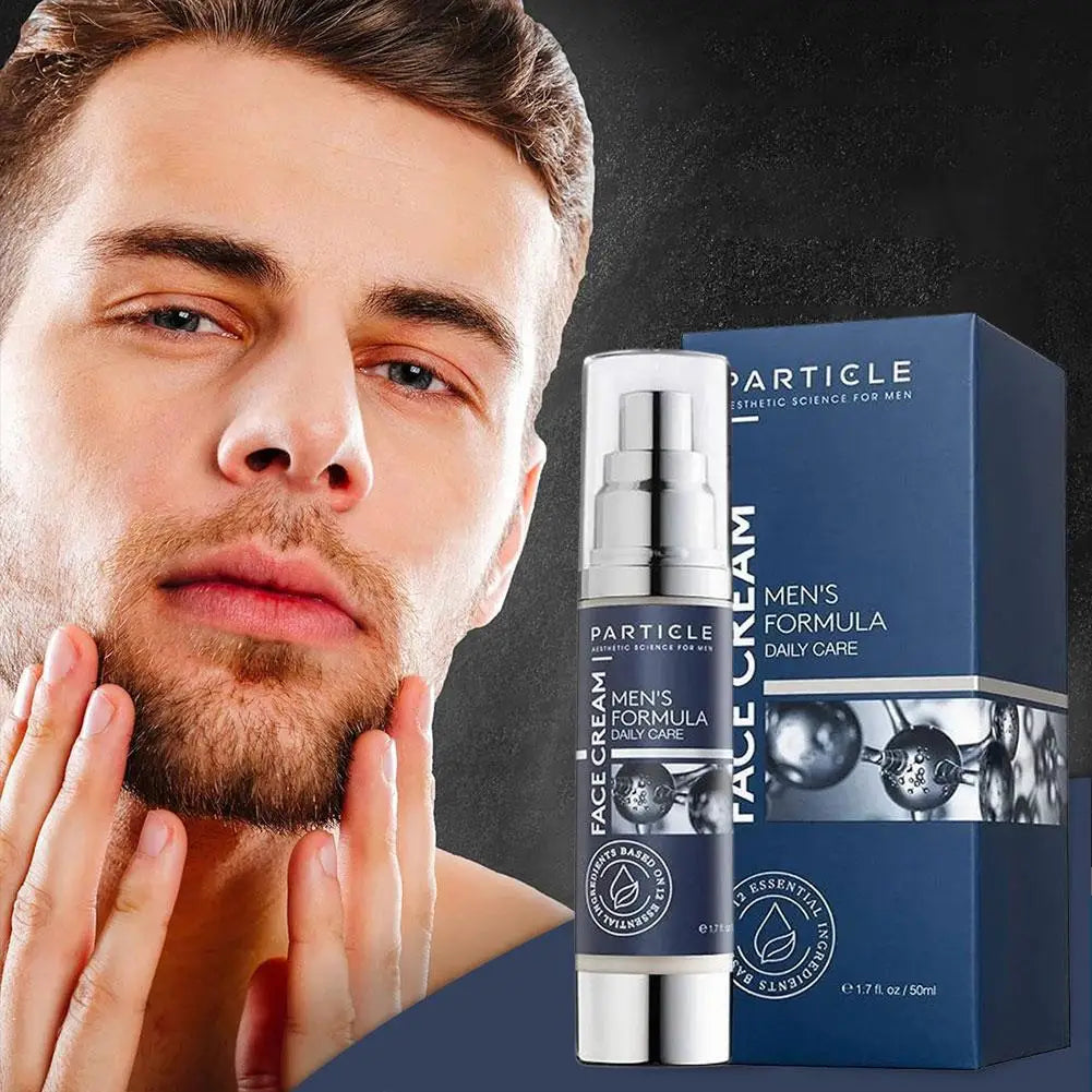 50ml 1.7oz Particle 6-in-1 Men's Face Cream Anti-Aging Moisturizer Reduces Wrinkles Dark Spots Eye Bags Hydrating Skin Care Oasis Select