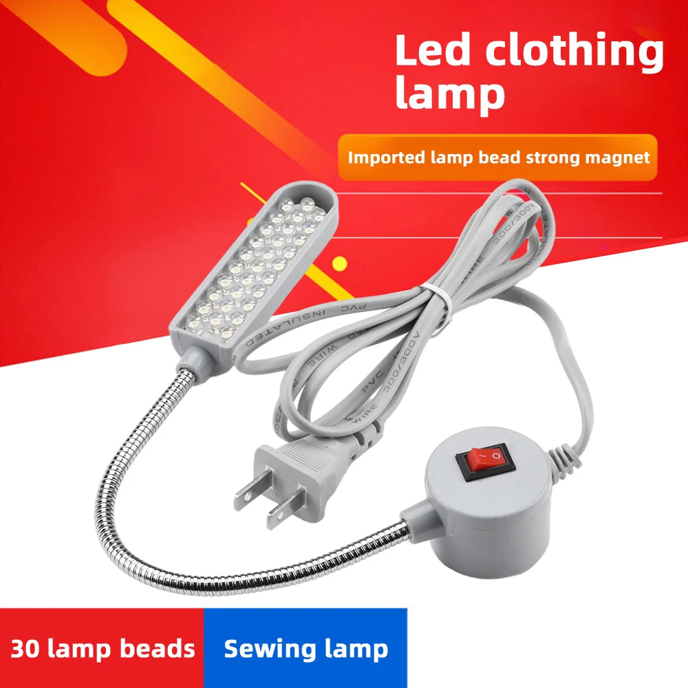 LED Ceiling Light With 30 Light Beads Sewing Machine Multifunctional Work Lamp for Lathes Drill Presses Workbenches Oasis Select