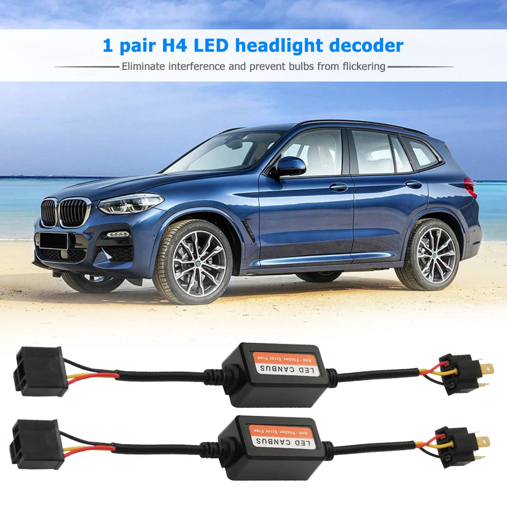 H4 LED Canbus Decoder – Anti-Flicker Error Free, 12V 35W (Pair) LED Canbus Decoder Oasis Select