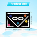 Soccer ball control training mat | Stable and silent rubber base | Digital Guidance Design | Improve ball sense, daily training Oasis Select 40x60cm