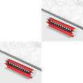 1/2/3pcs Phone Number Plate Temporary Parking Card Aluminum Stickers Rotate Park Stop Metal Car Temporary Parking Card Auto Oasis Select 2pcs Red