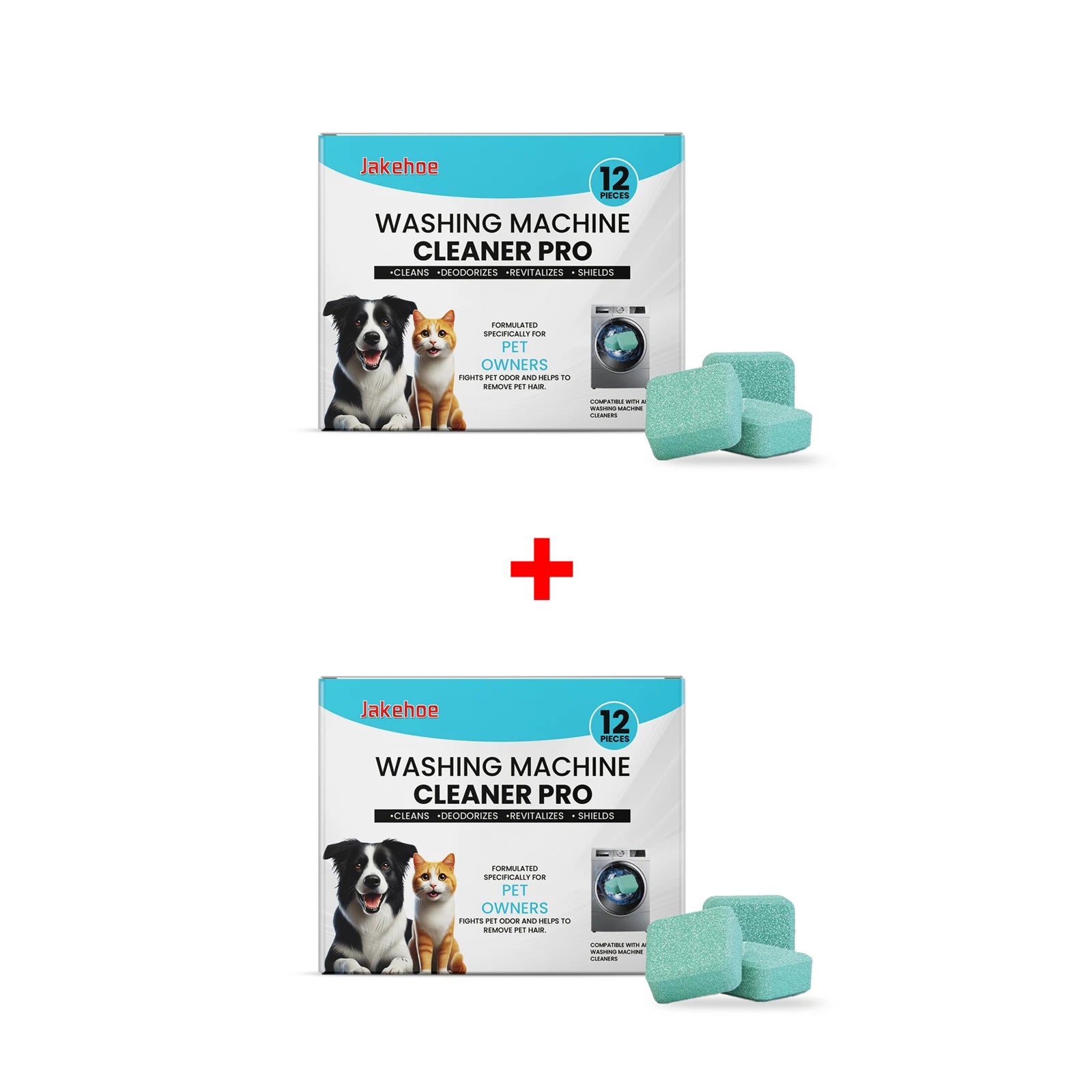 Washing Machine Cleaner for Pet Owners Eliminating Pet Odors Remove Pet Hair Cleaning Washing Machine Slots Cleaning Agent 12PCS Oasis Select 2 X 12pcs boxed