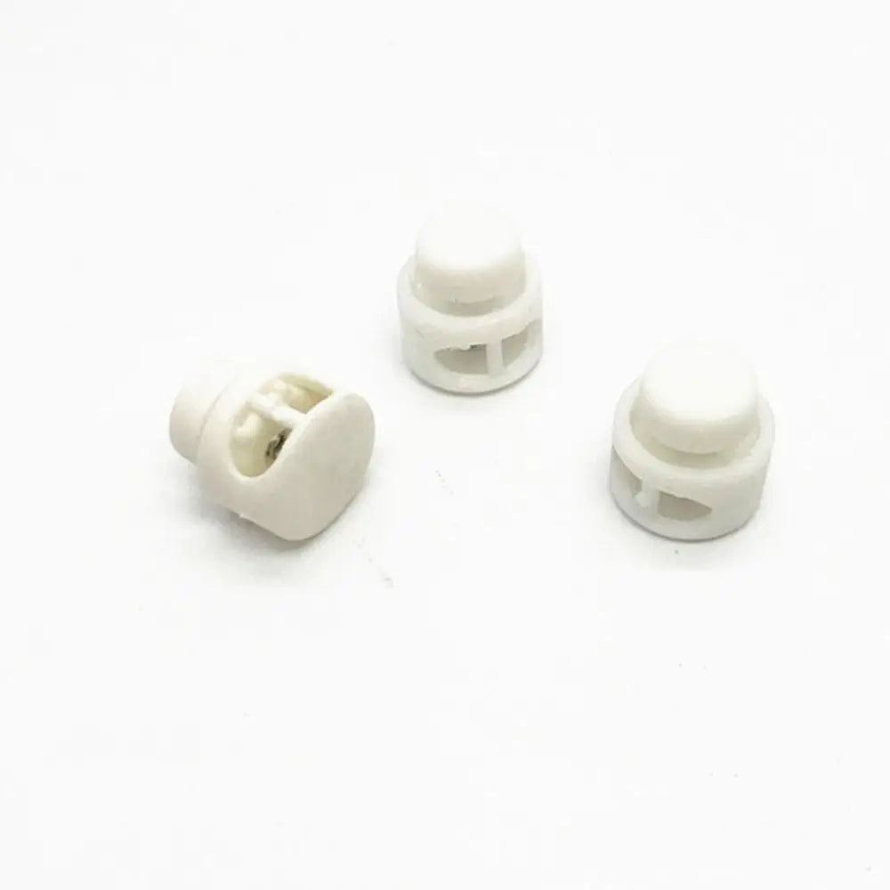 5mm Cord Lock Clips 2-Hole Toggle Stopper Buckle 10 Pack