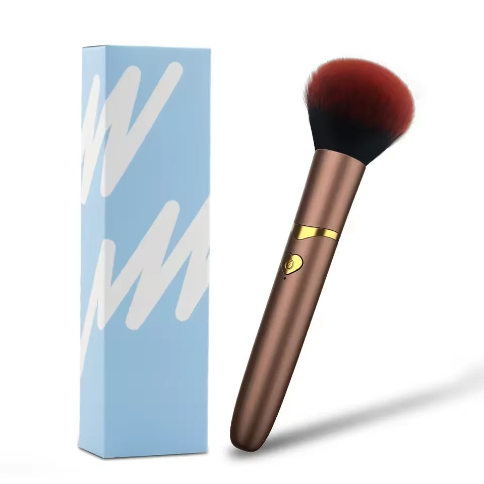 Makeup Brush Vibrator Female G Spot Vagina Massager Dildo Powerful Clitoris Nipple Stimulator Masturbator Sex Toys for Women 18+ Oasis Select Gold-Box
